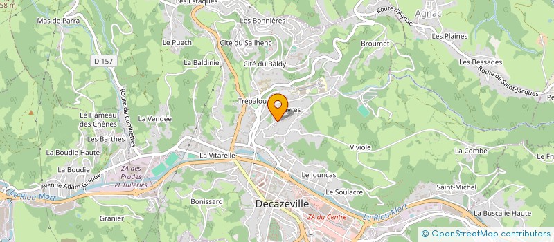 localisation de l'entreprise MONSIEUR JEAN-LOUIS COSTES  ALMONT-LES-JUNIES