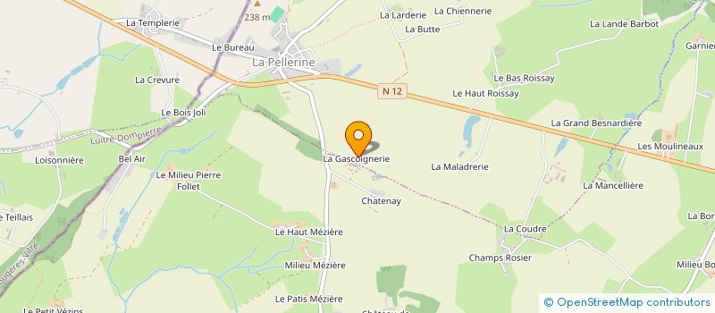 localisation de l'entreprise MONSIEUR JEAN-LOUIS COUASNON  LA PELLERINE