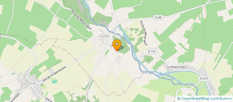 localisation de l'entreprise MONSIEUR JEAN-LOUIS COUGOULE-DEVERGNE à CELLES
