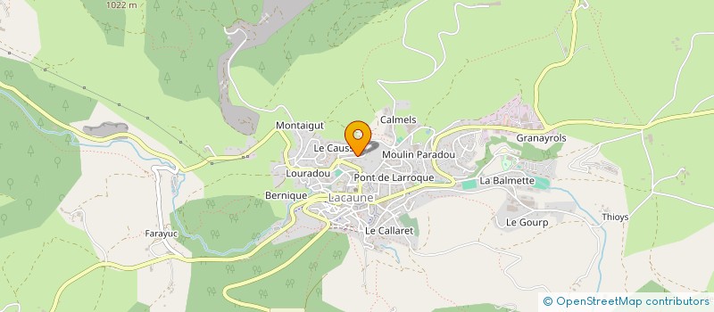 localisation de l'entreprise MONSIEUR JEAN-LOUIS COUTURIER  LACAUNE