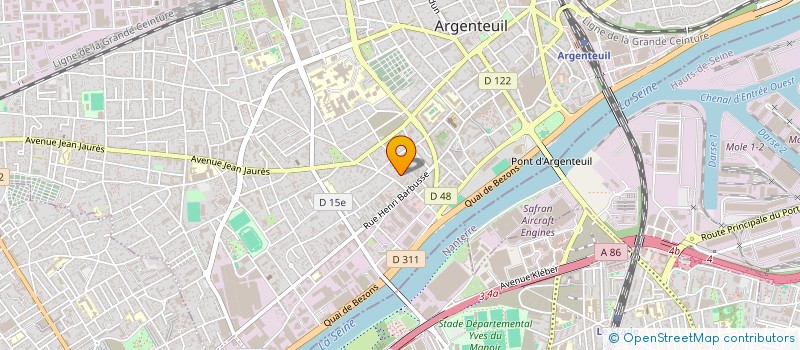 localisation de l'entreprise MONSIEUR JEAN-LOUIS CREPIN à ARGENTEUIL