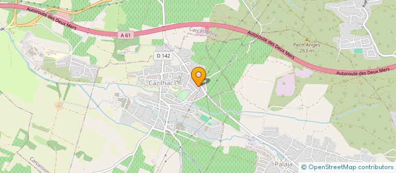 localisation de l'entreprise MONSIEUR JEAN-LOUIS CRIBELLE  CAZILHAC