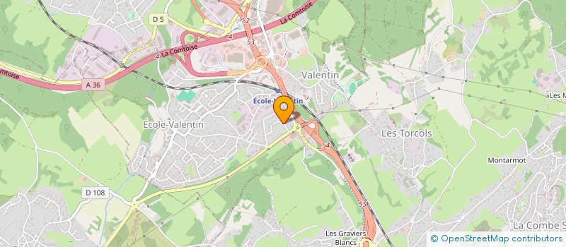 localisation de l'entreprise MONSIEUR JEAN-LOUIS CRONIER à ECOLE-VALENTIN