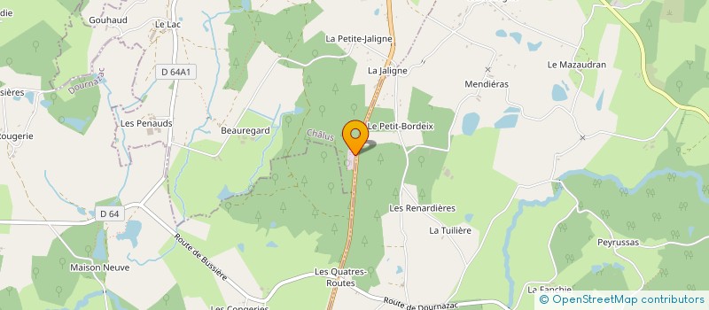 localisation de l'entreprise MONSIEUR JEAN-LOUIS CUBERTAFOND à CHALUS