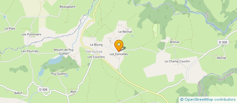 localisation de l'entreprise MONSIEUR JEAN-LOUIS DAFIT  VERNUSSE