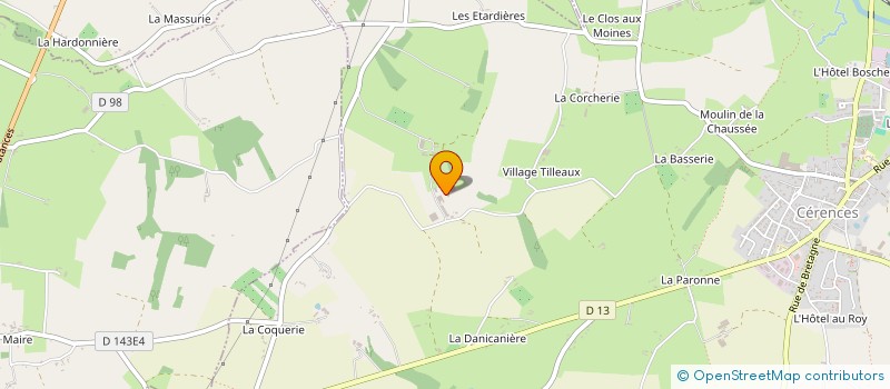 localisation de l'entreprise MONSIEUR JEAN-LOUIS DANLOS  CERENCES