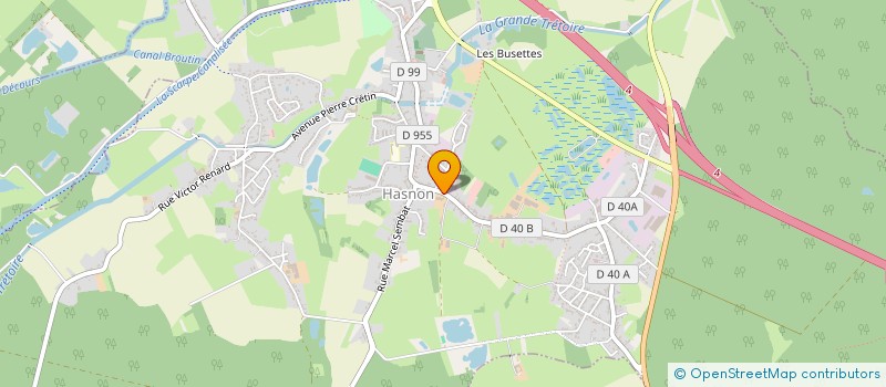 localisation de l'entreprise MONSIEUR JEAN-LOUIS DEBRABANT  HASNON