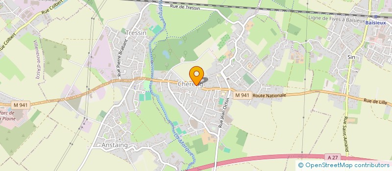 localisation de l'entreprise MONSIEUR JEAN-LOUIS DECALONNE  CHERENG