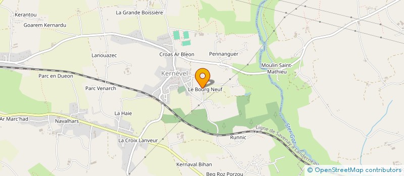 localisation de l'entreprise MONSIEUR JEAN-LOUIS DELAIRE  ROSPORDEN