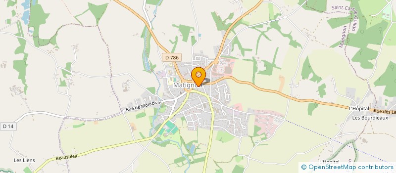 localisation de l'entreprise MONSIEUR JEAN-LOUIS DELCOURTE à MATIGNON