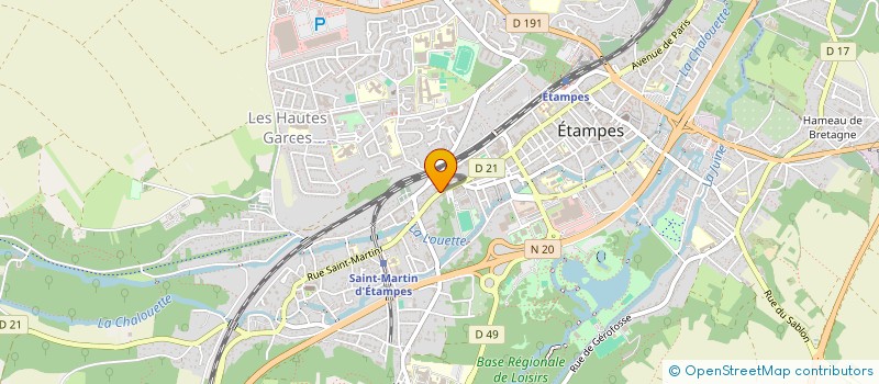 localisation de l'entreprise MONSIEUR JEAN-LOUIS DESAUTY  ETAMPES