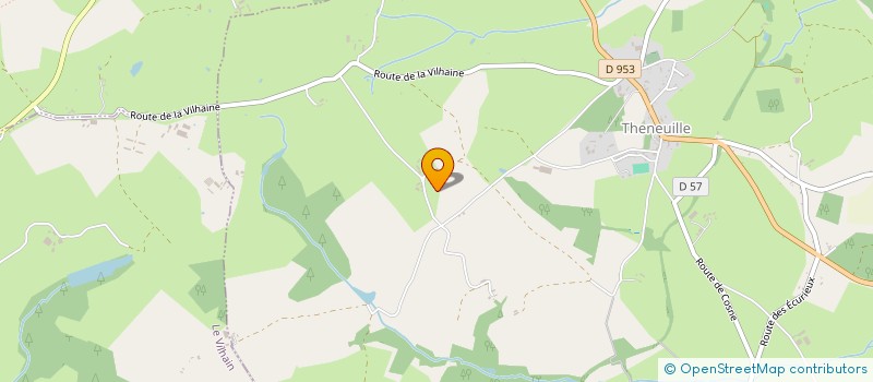 localisation de l'entreprise MONSIEUR JEAN LOUIS DESCHET  THENEUILLE