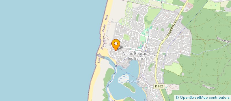 localisation de l'entreprise MONSIEUR JEAN-LOUIS DOUSSY  VIEUX BOUCAU-LES-BAINS
