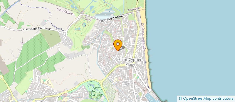 localisation de l'entreprise MONSIEUR JEAN LOUIS DRAGUE  SAINT-CYPRIEN