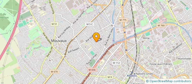 localisation de l'entreprise MONSIEUR JEAN-LOUIS DUBILLON  HEM