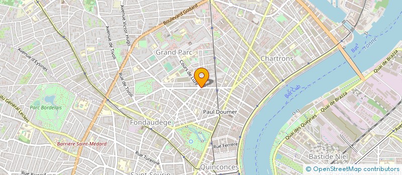 localisation de l'entreprise MONSIEUR JEAN-LOUIS DUBOIS à BORDEAUX