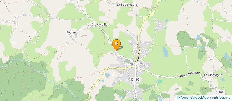 localisation de l'entreprise MONSIEUR JEAN-LOUIS DUBUS à LAGRAULIERE