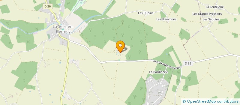 localisation de l'entreprise MONSIEUR JEAN-LOUIS DUPART à LA SELLE-EN-HERMOY