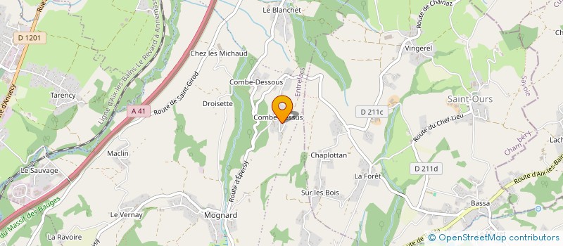 localisation de l'entreprise MONSIEUR JEAN LOUIS DURAND  ENTRELACS