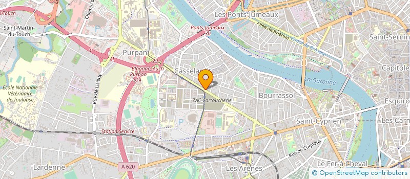localisation de l'entreprise MONSIEUR JEAN-LOUIS FABRE à TOULOUSE