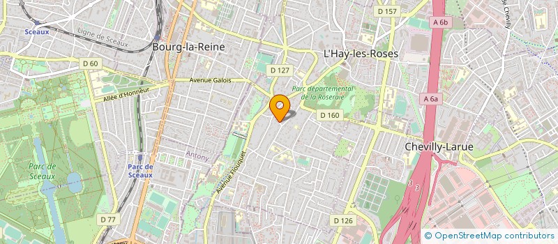 localisation de l'entreprise MONSIEUR JEAN-LOUIS FAVRAT  L'HAY-LES-ROSES