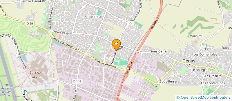 localisation de l'entreprise MONSIEUR JEAN-LOUIS FAVROT  CHASSIEU