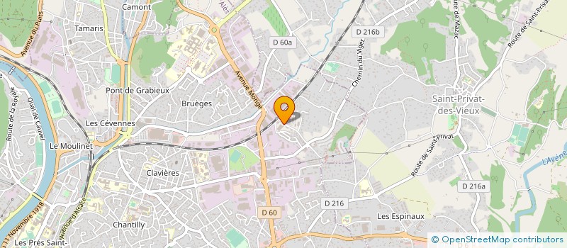 localisation de l'entreprise MONSIEUR JEAN-LOUIS FERRAT à ALES