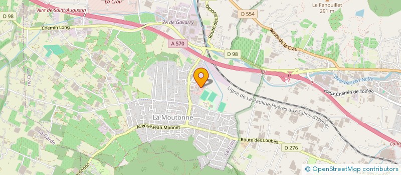 localisation de l'entreprise MONSIEUR JEAN-LOUIS FERRERES  LA CRAU