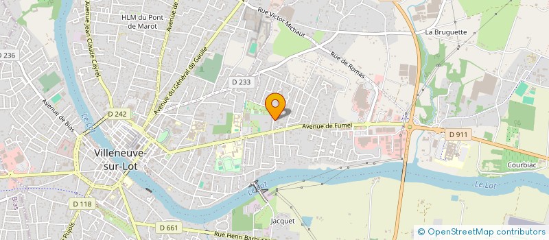 localisation de l'entreprise MONSIEUR JEAN-LOUIS FLAGOTHIER  VILLENEUVE-SUR-LOT