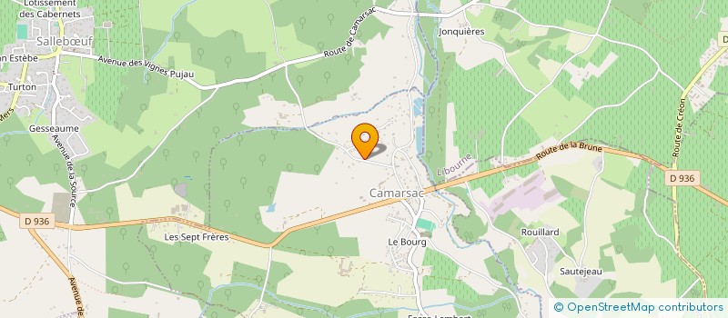 localisation de l'entreprise MONSIEUR JEAN LOUIS FOURNET  CAMARSAC