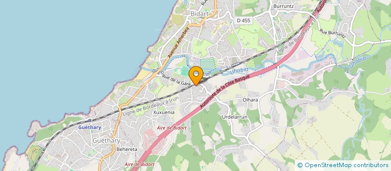 localisation de l'entreprise MONSIEUR JEAN-LOUIS FOURRIER à BIDART