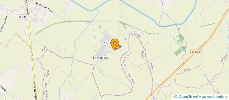 localisation de l'entreprise MONSIEUR JEAN LOUIS FRAGASSO  BLAN