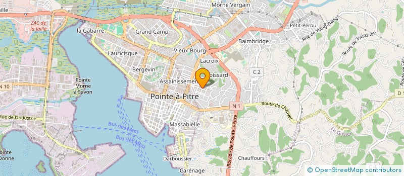 localisation de l'entreprise MONSIEUR JEAN LOUIS FRECINAT à LES ABYMES