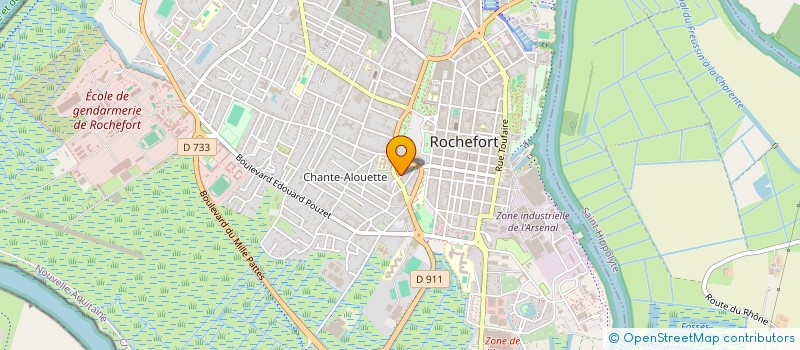 localisation de l'entreprise MONSIEUR JEAN-LOUIS FROT  ROCHEFORT