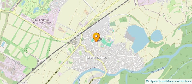 localisation de l'entreprise MONSIEUR JEAN-LOUIS GABEL  LA WANTZENAU