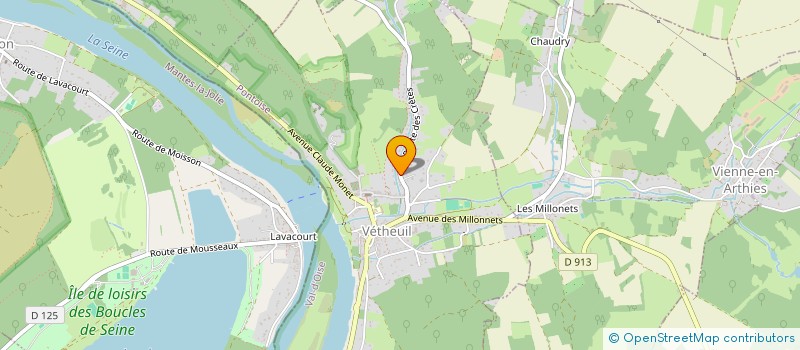 localisation de l'entreprise MONSIEUR JEAN LOUIS GARDETTE à VETHEUIL