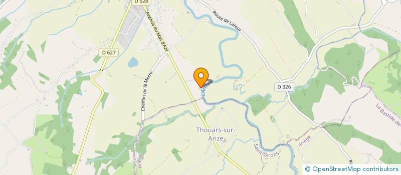 localisation de l'entreprise MONSIEUR JEAN-LOUIS GARRIGUES  MASSABRAC