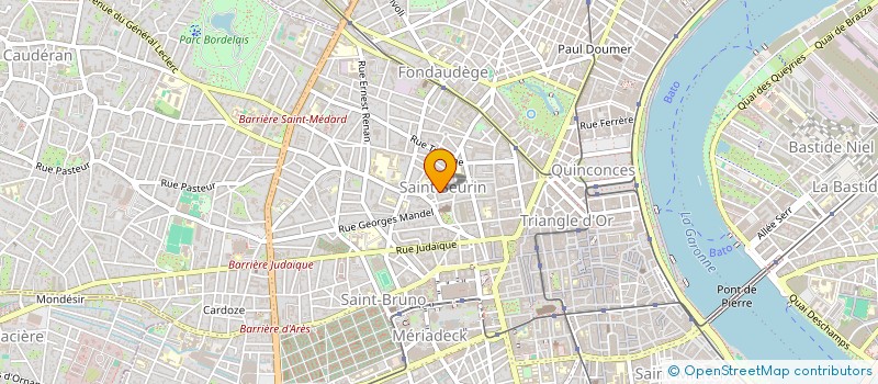 localisation de l'entreprise MONSIEUR JEAN LOUIS GAUTHIER  BORDEAUX