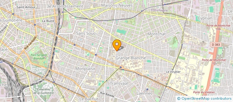 localisation de l'entreprise MONSIEUR JEAN-LOUIS GAUZE  LYON