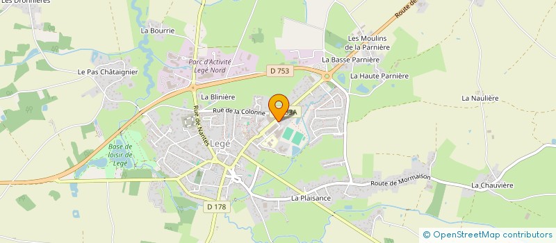 localisation de l'entreprise MONSIEUR JEAN-LOUIS GENES à LEGE