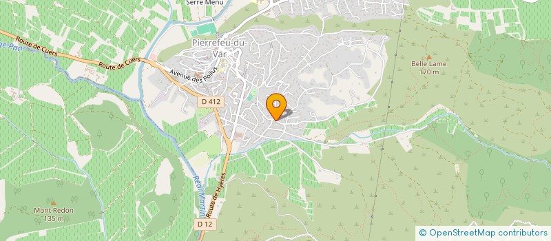 localisation de l'entreprise MONSIEUR JEAN-LOUIS GHISO  PIERREFEU-DU-VAR