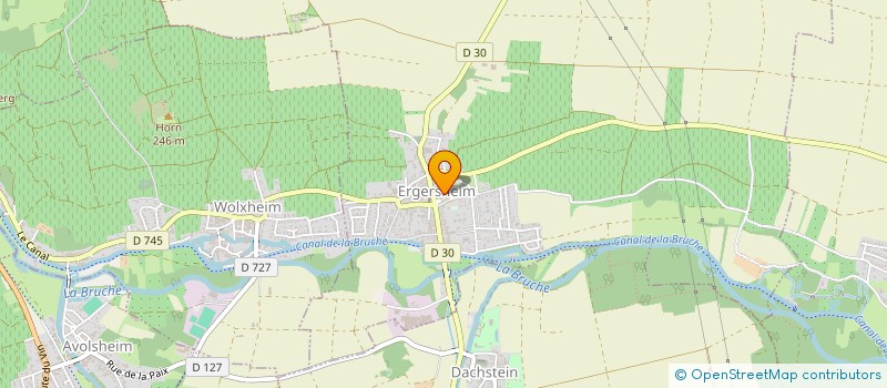 localisation de l'entreprise MONSIEUR JEAN-LOUIS GILLOT  ERGERSHEIM