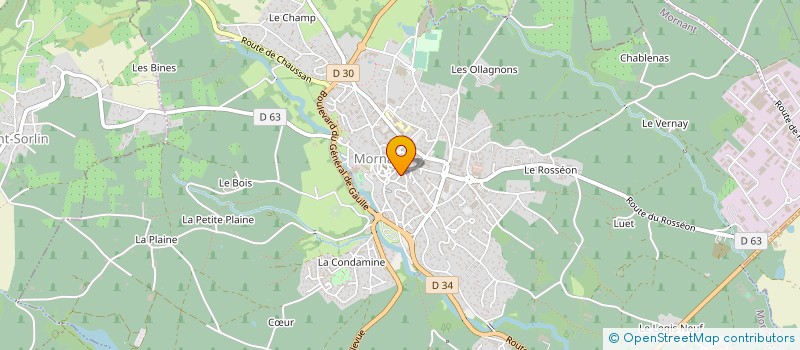 localisation de l'entreprise MONSIEUR JEAN-LOUIS GIRARD à MORNANT