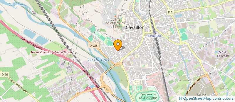 localisation de l'entreprise MONSIEUR JEAN-LOUIS GIRAUD  CAVAILLON