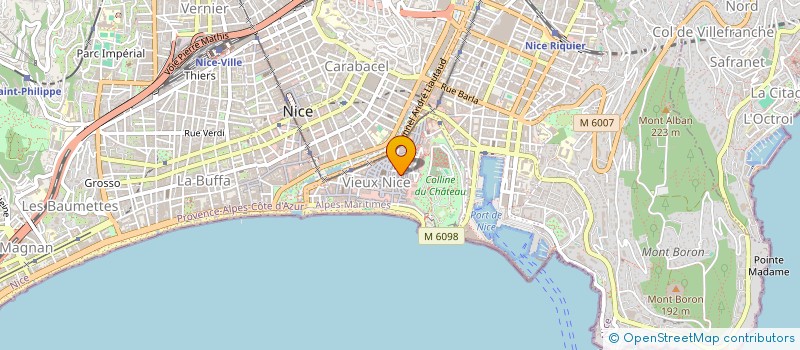 localisation de l'entreprise MONSIEUR JEAN-LOUIS GIRAUDIER à NICE