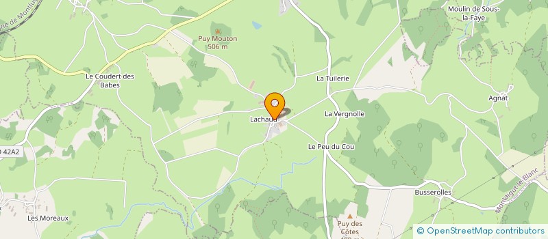 localisation de l'entreprise MONSIEUR JEAN-LOUIS GIVERNAUD à MONTAIGUT-LE-BLANC