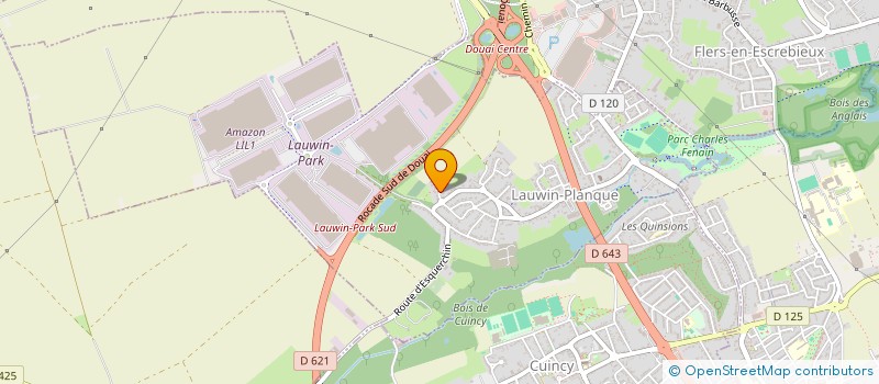 localisation de l'entreprise MONSIEUR JEAN-LOUIS GOBINET  LAUWIN-PLANQUE