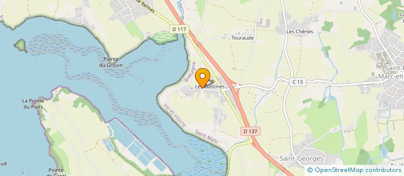 localisation de l'entreprise MONSIEUR JEAN LOUIS GODBERT  SAINT-PERE-MARC-EN-POULET