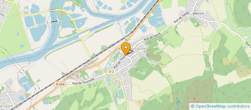 localisation de l'entreprise MONSIEUR JEAN LOUIS GODFROY  KNIGSMACKER