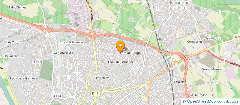 localisation de l'entreprise MONSIEUR JEAN LOUIS GOMEZ à BEZIERS